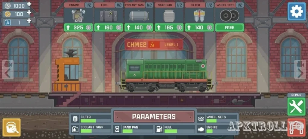 Train Simulator MOD APK PARRAMETERS