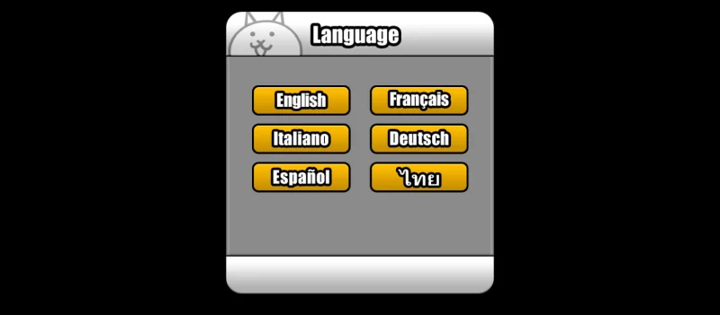 The Battle Cats Mod Apk Language